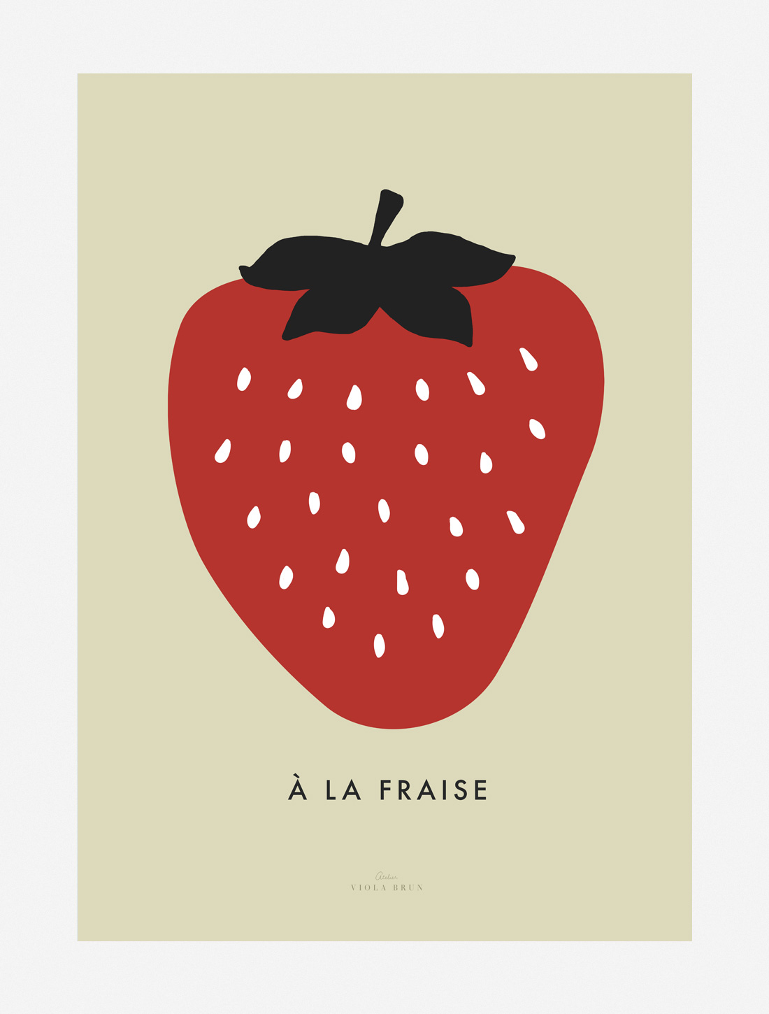 A la fraise (2.–sortering)